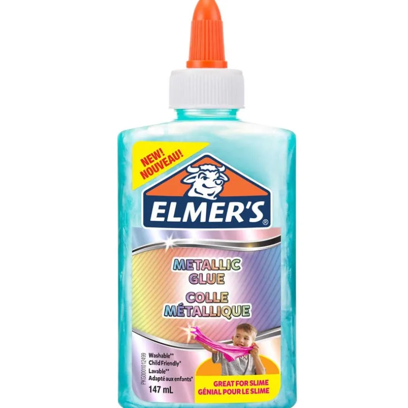 Elmer's 147 ml Metallisk flytende lim blå grønnblå