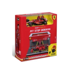 1:43 F1 Ferrari Sf-24 2024 Pit Pass Diorama Leclerc