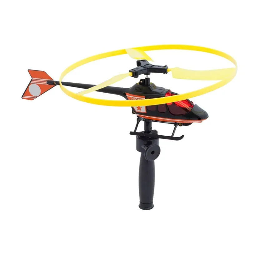 Flygende helikopter med snortrekk
