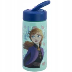 FROZEN, Vannflaske med sugerør, 420 ml
