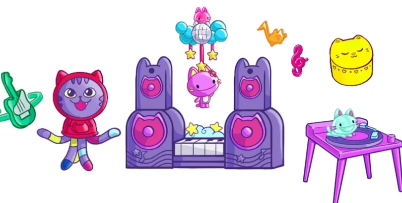 Gabby's Movie Pawsome Party Room Story Set
