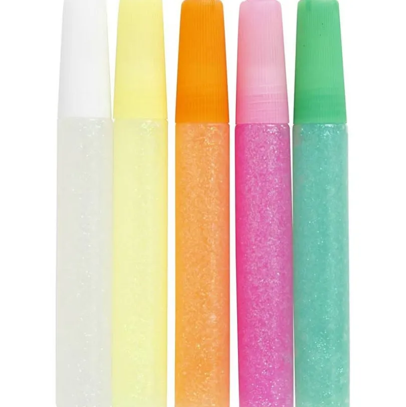 Glitterlim, pastellfarger