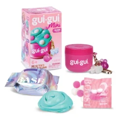Gui Gui Mini Jar slime nøkkelring med overraskelsesfigur