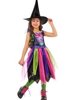 Halloween - Halloween Lys-Natt Hekse 5-6 år