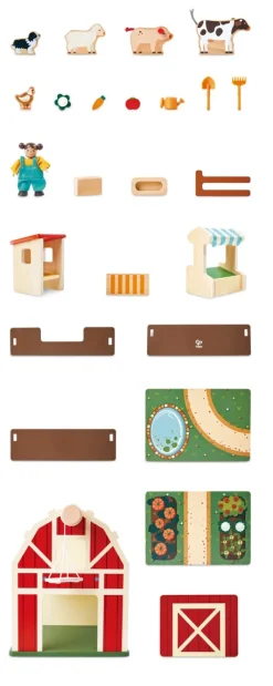 Hape Happy Farm Bondegårdsett
