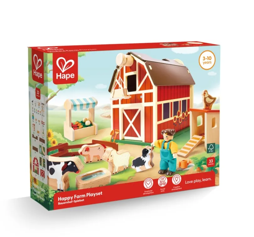 Hape Happy Farm Bondegårdsett