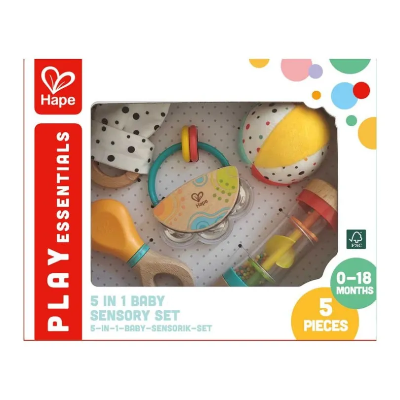 Hape 5 i 1 Baby Sansesett