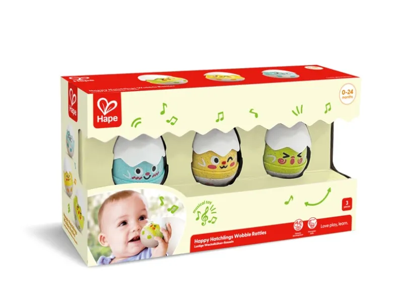 Hape, Sett med vippe-, rasleegg