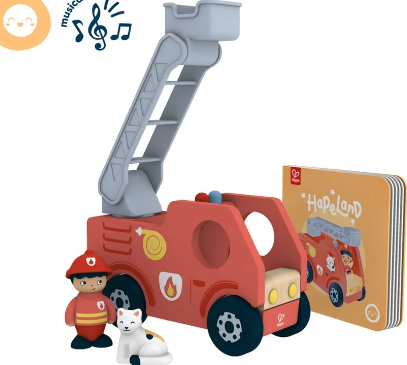 Hape The Roaring Fire Truck With Sound
