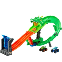 Hot Wheels Monster Trucks Dragon Destruction