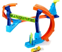 Hot Wheels Stunt Tracks Corkscrew Jump Champion