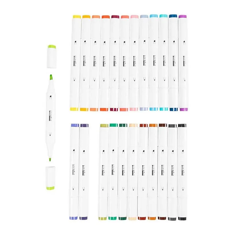 Illustrasjoner Marker, Supplerende Farger, Spiss 1+8 Mm, 2