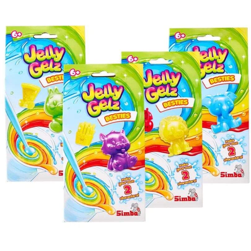Jelly Gelz Foodies, 4-sortert sett
