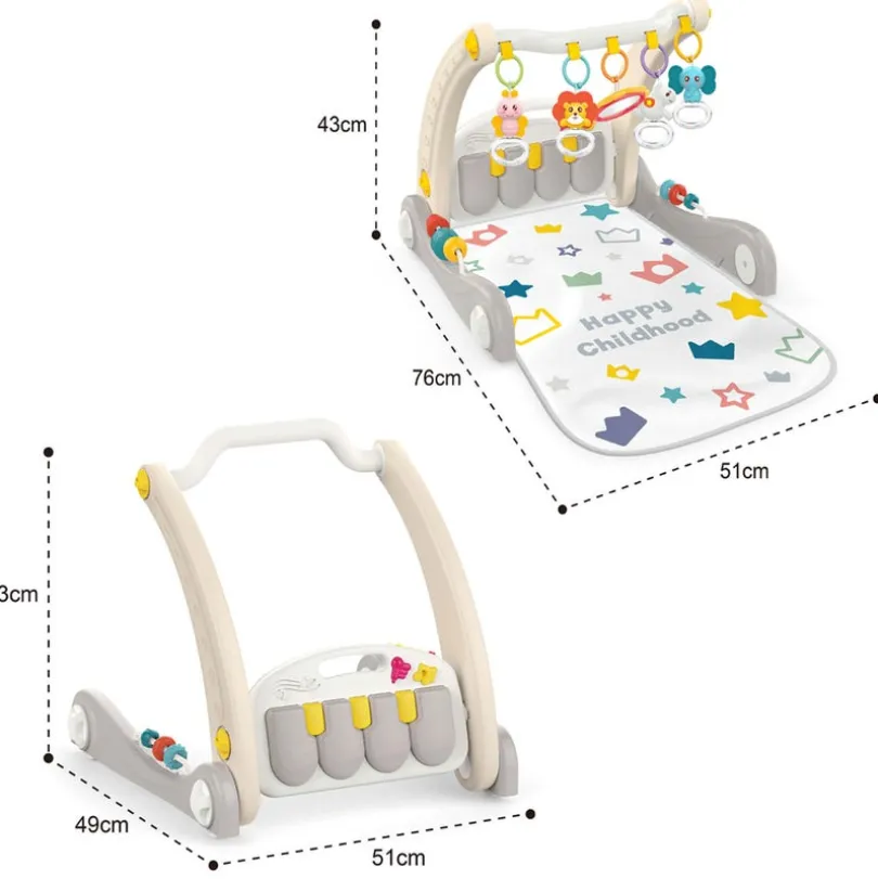 KID, Babygym med piano og gåvogn