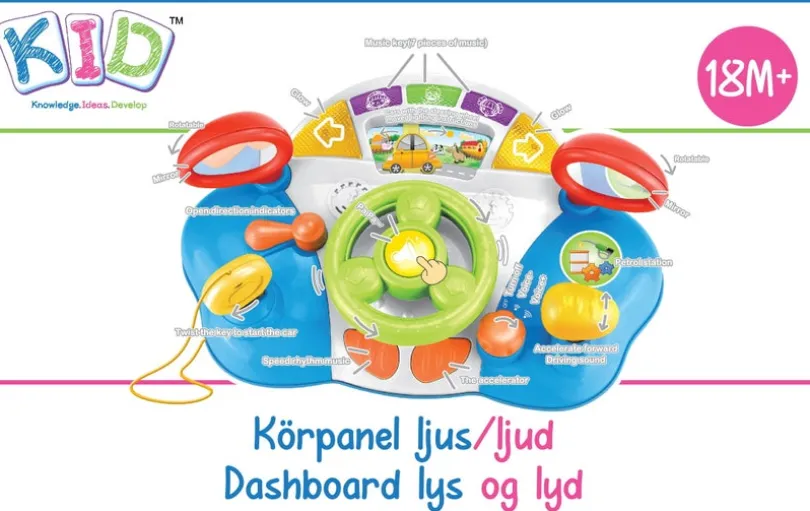 KID, Kontrollpanel med lyd og lys