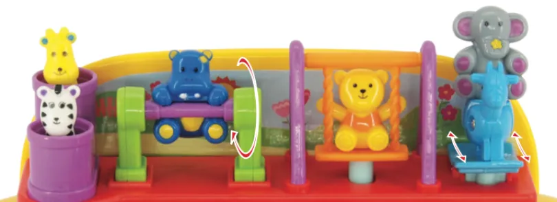 KID, piano med dansende figurer