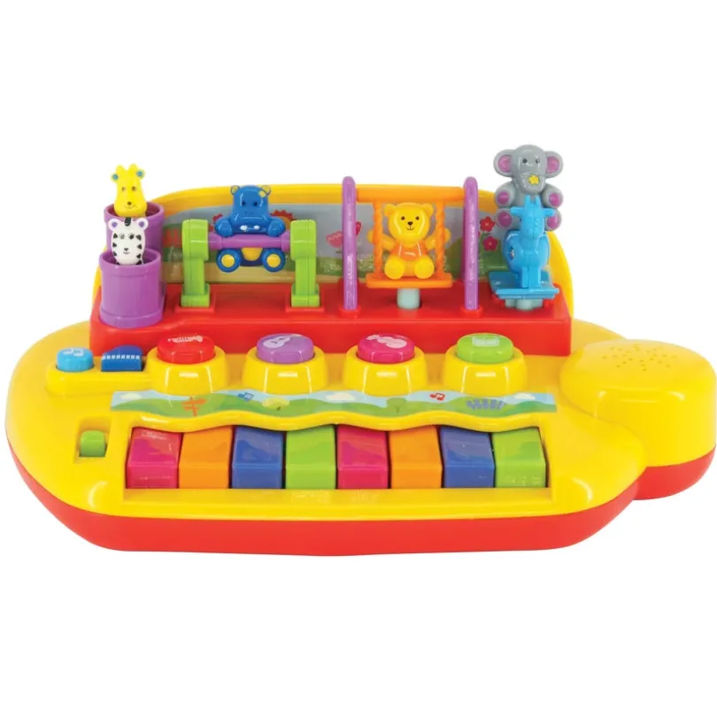 KID, piano med dansende figurer