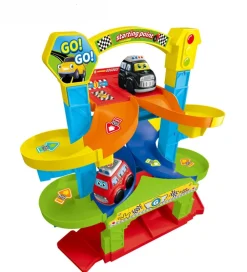 KID - Racingbane med 2 biler