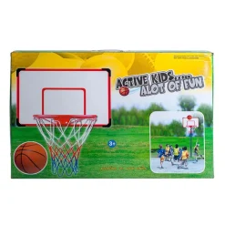 Kids Sports, basketballkurv med plate og ball