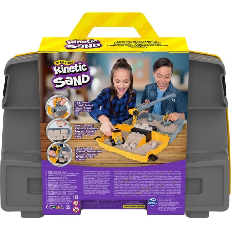 Kinetic Sand Construction Folding Sandbox