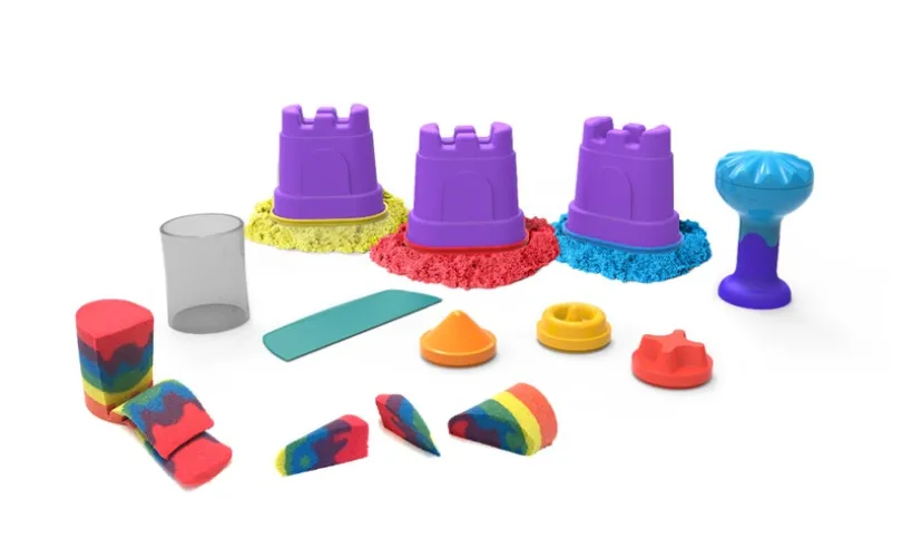 Kinetic Sand Rainbow Mix Set