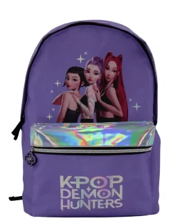 Kpop Demon Hunters lila ryggsekk