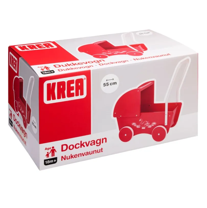 KREA Doll Pram Red
