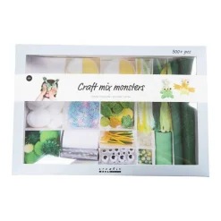 Kreativ eske, ulike farger, Monster, 1-pakning