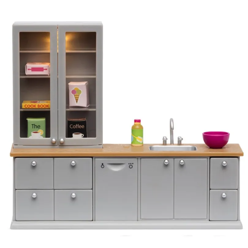 Lundby, Vask + Oppvaskmaskin Grå