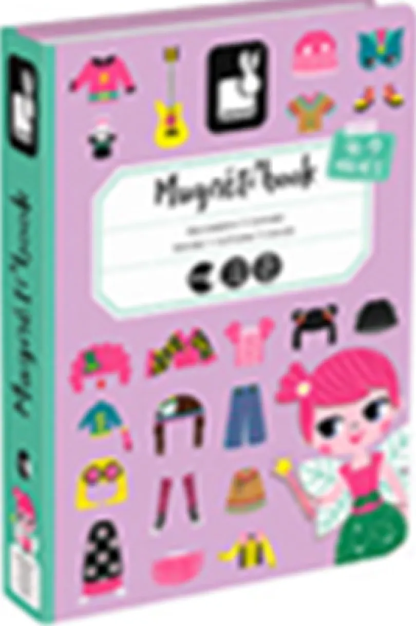 Magneti'Book - Girl's Costumes - 46 magnets