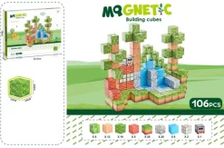 Mag&Play - Building cubes 2 cm 106 stk