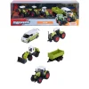 Majorette Claas Landbruk Kjøretøy 5-Pack Gavepakke