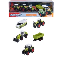 Majorette Claas Landbruk Kjøretøy 5-Pack Gavepakke