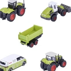 Majorette Claas Landbruk Kjøretøy 5-Pack Gavepakke