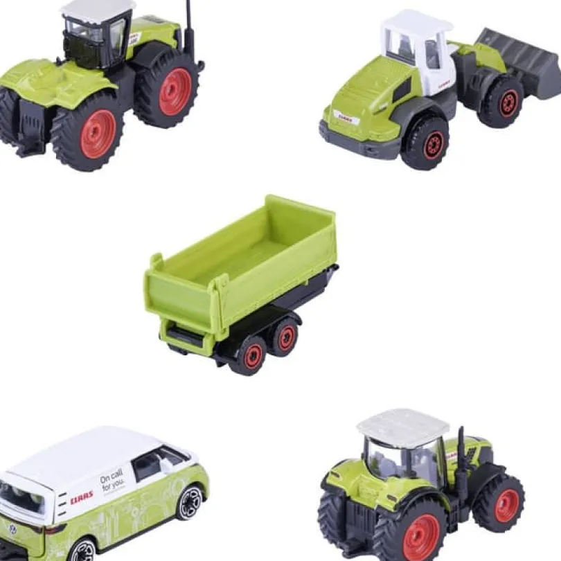 Majorette Claas Landbruk Kjøretøy 5-Pack Gavepakke
