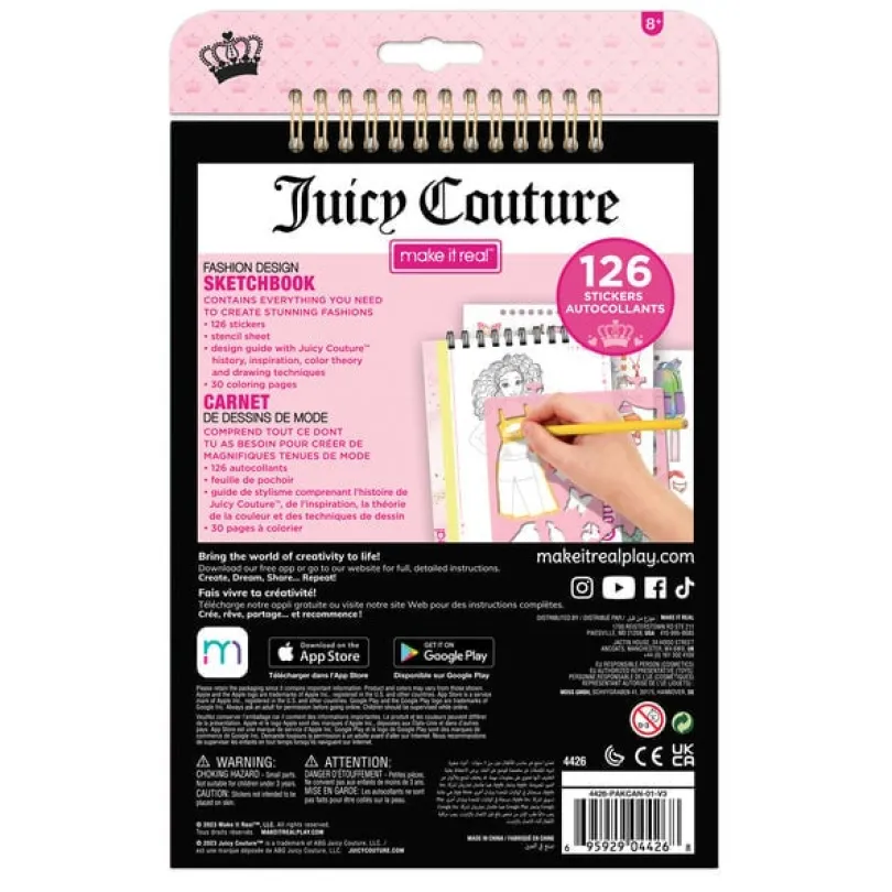 Make it Real, Juicy Couture Fashion Sketchbook