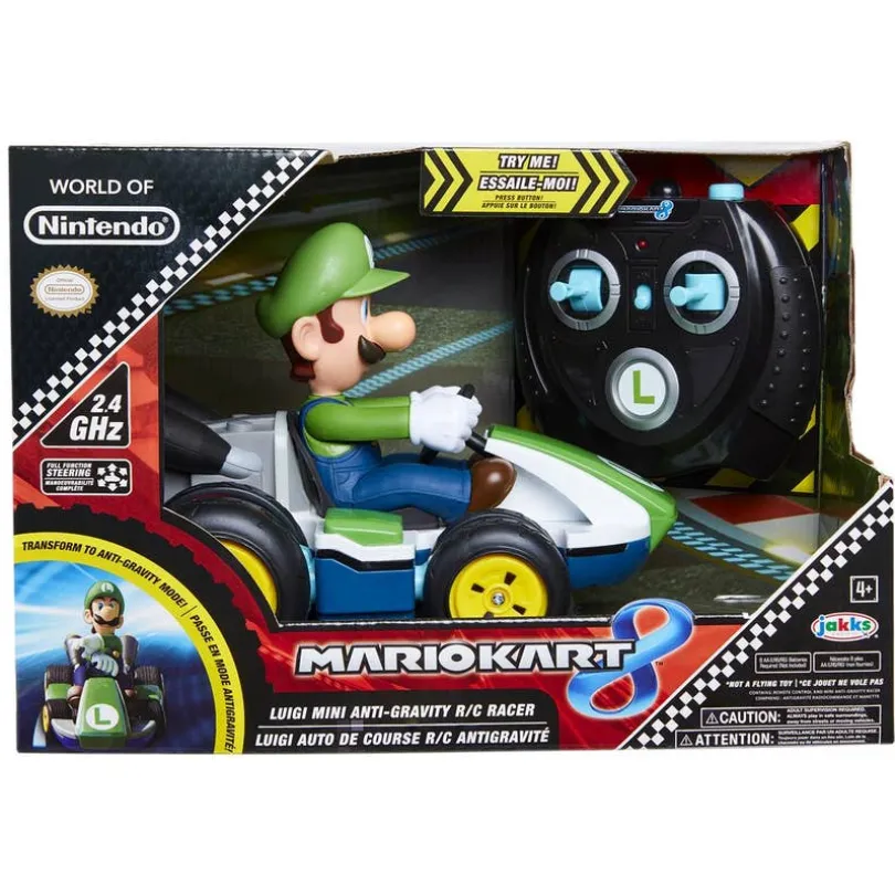 Mario Kart R/C Mini Anti-Gravity Racer Luigi