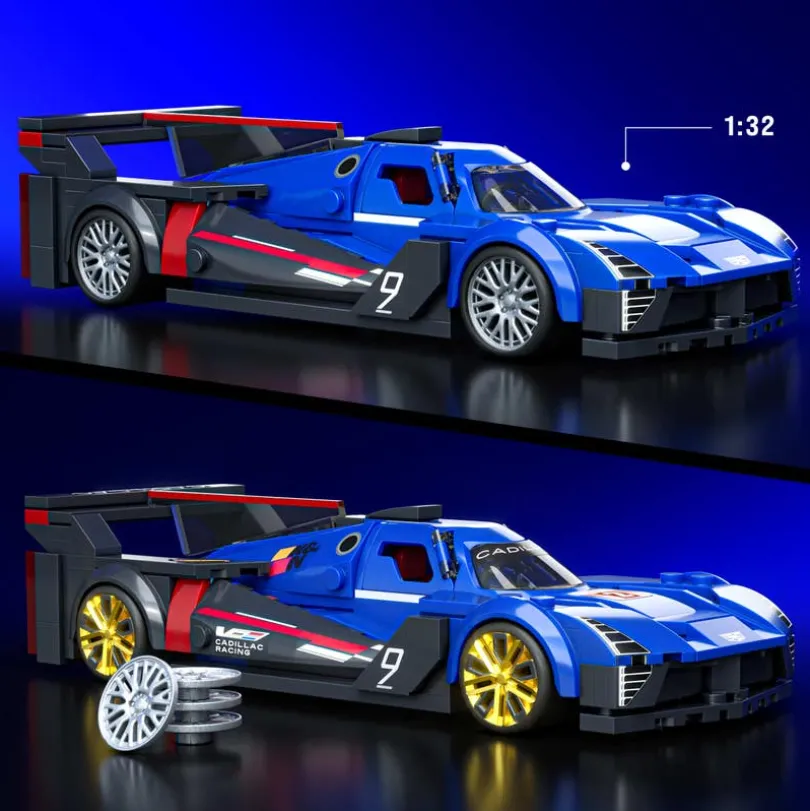 Mattel Brick Shop Cadillac Project GTP Hypercar 1:32