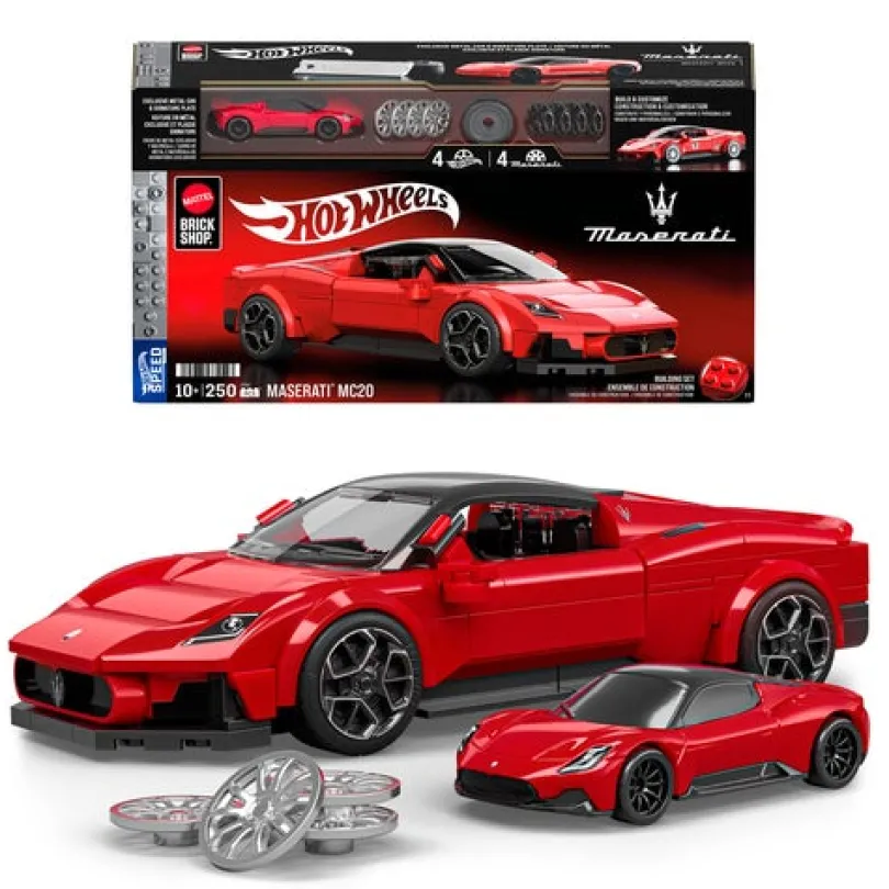 Mattel Brick Shop Maserati MC20 Speed Series
