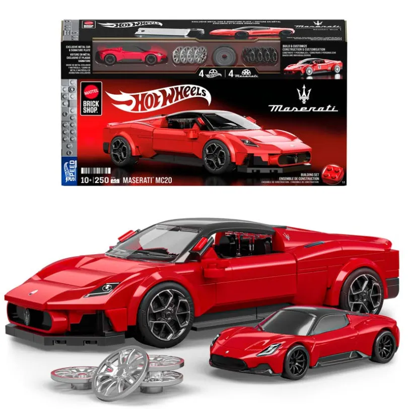 Mattel Brick Shop Maserati MC20 Speed Series