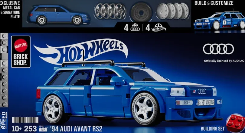 Mattel Brick Shop Speed Series Audi Avant RS2