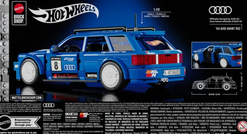 Mattel Brick Shop Speed Series Audi Avant RS2