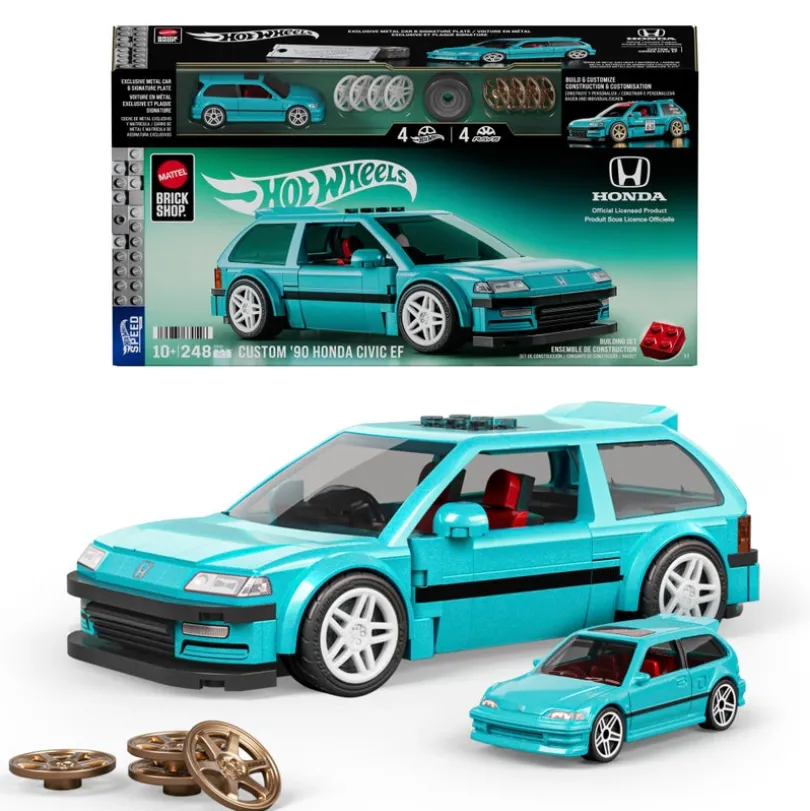 Mattel Brick Shop Speed Series Honda Custom '90 Civic EF