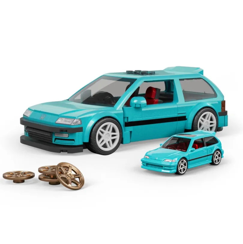 Mattel Brick Shop Speed Series Honda Custom '90 Civic EF