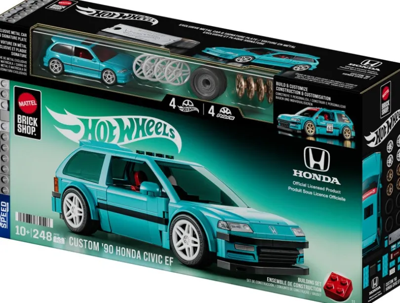 Mattel Brick Shop Speed Series Honda Custom '90 Civic EF