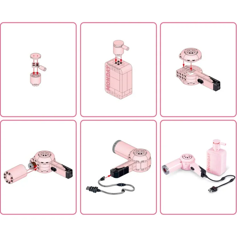 MAX Build More Beauty – Føner & Sjampo fra ZURU, 8+
