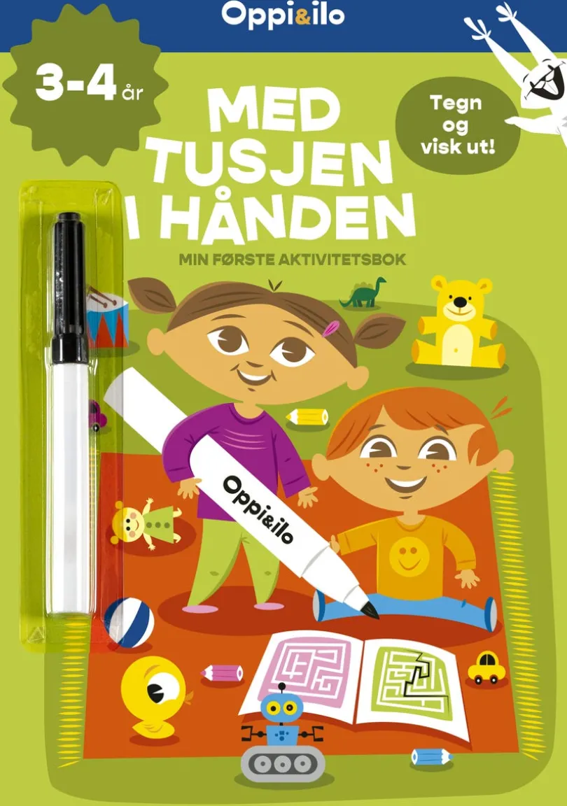 Med pennen i hånden – aktivitetsbok 3–4 år NO