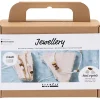 Mini DIY Kit smykker, Halskjede og øredobber med kr