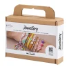 Mini DIY Mix Smykker, Fargerike Armbånd, 1 Forp.