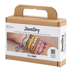 Mini DIY Mix Smykker, Fargerike Armbånd, 1 Forp.